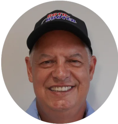 Master plumber from Dayton smiling.