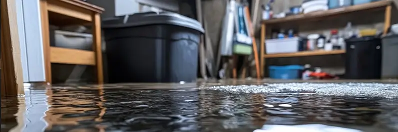 Denver basement flooded with water damaging the home