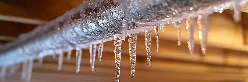 Denver winter causes pipes to freeze resulting in damage